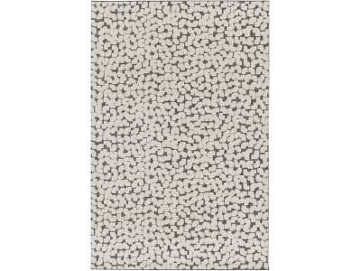Tapis poils ras CALYRA motif abstrait