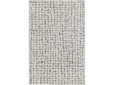 Tapis poils ras NEBULIA motif abstrait