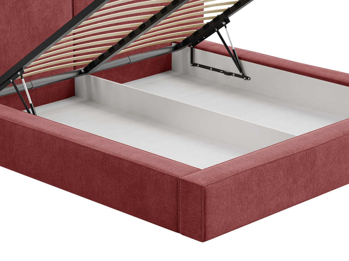 Lit coffre VICTOIRE tissu chenille