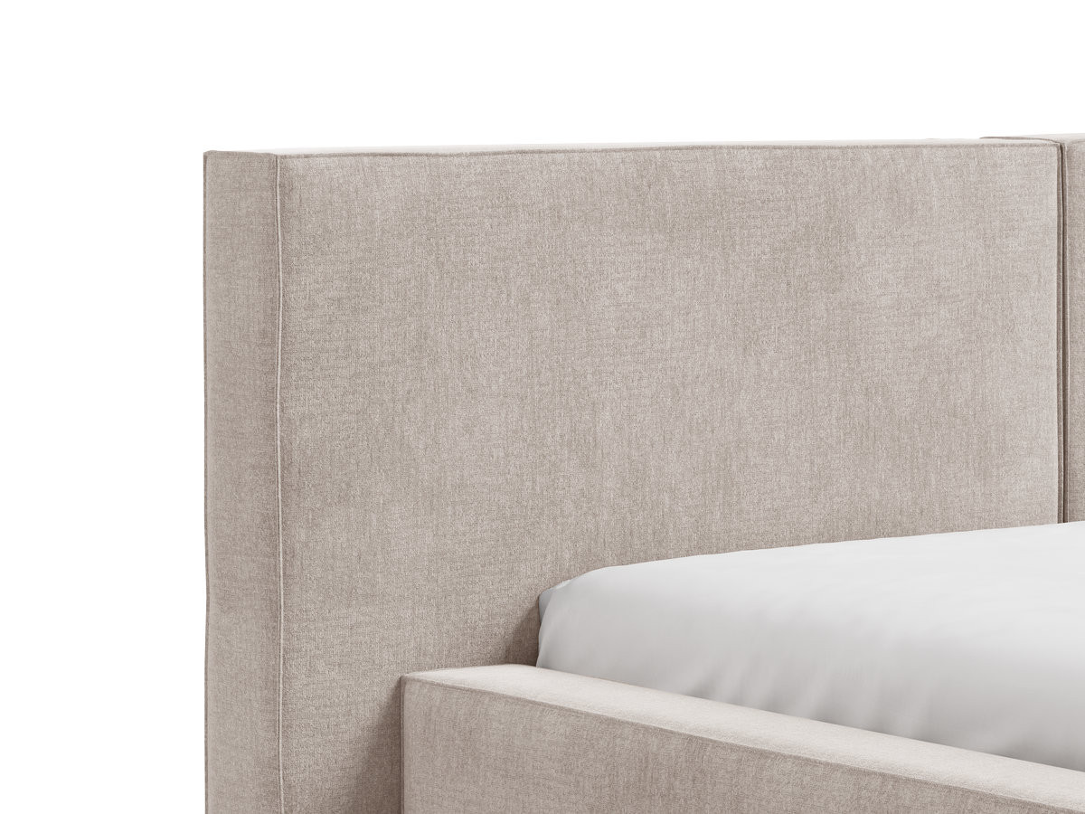 Lit coffre VICTOIRE tissu chenille