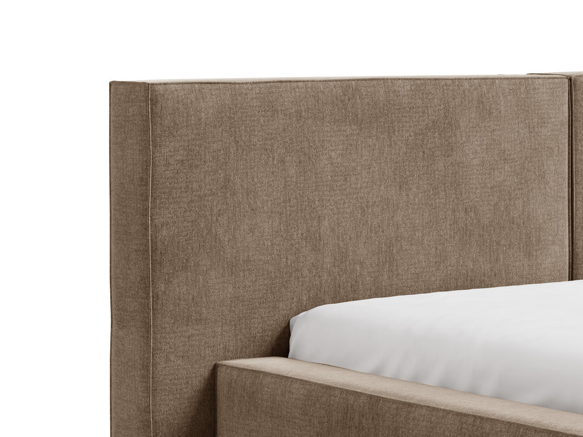 Lit coffre VICTOIRE tissu chenille