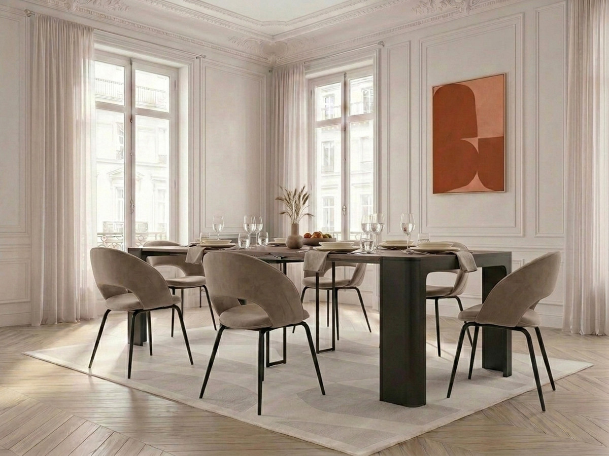Uitschuifbare console-tafel 50 tot 300 cm ALBANE