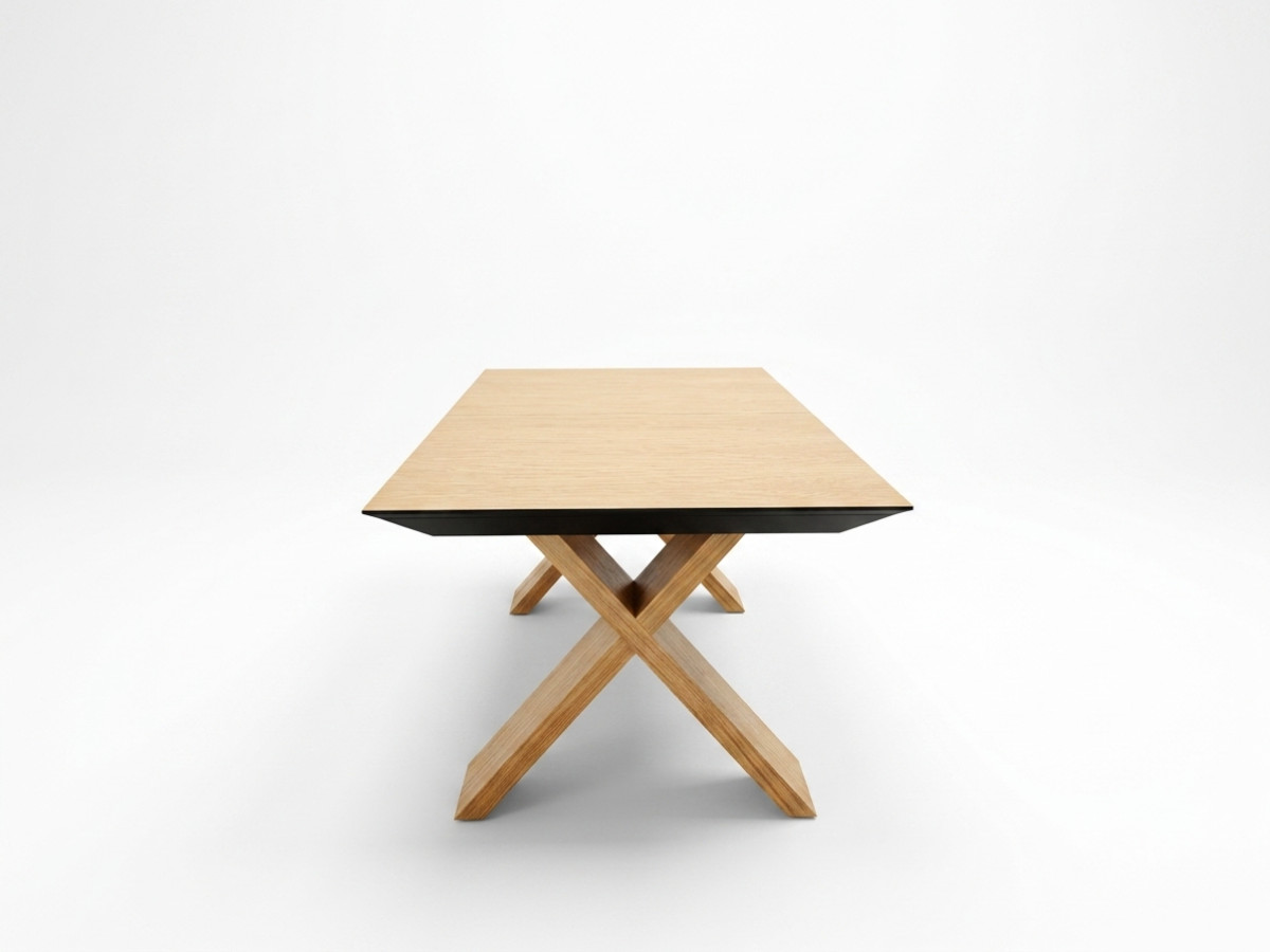 Table à manger extensible XL 160 à 356 cm MARTHA chêne