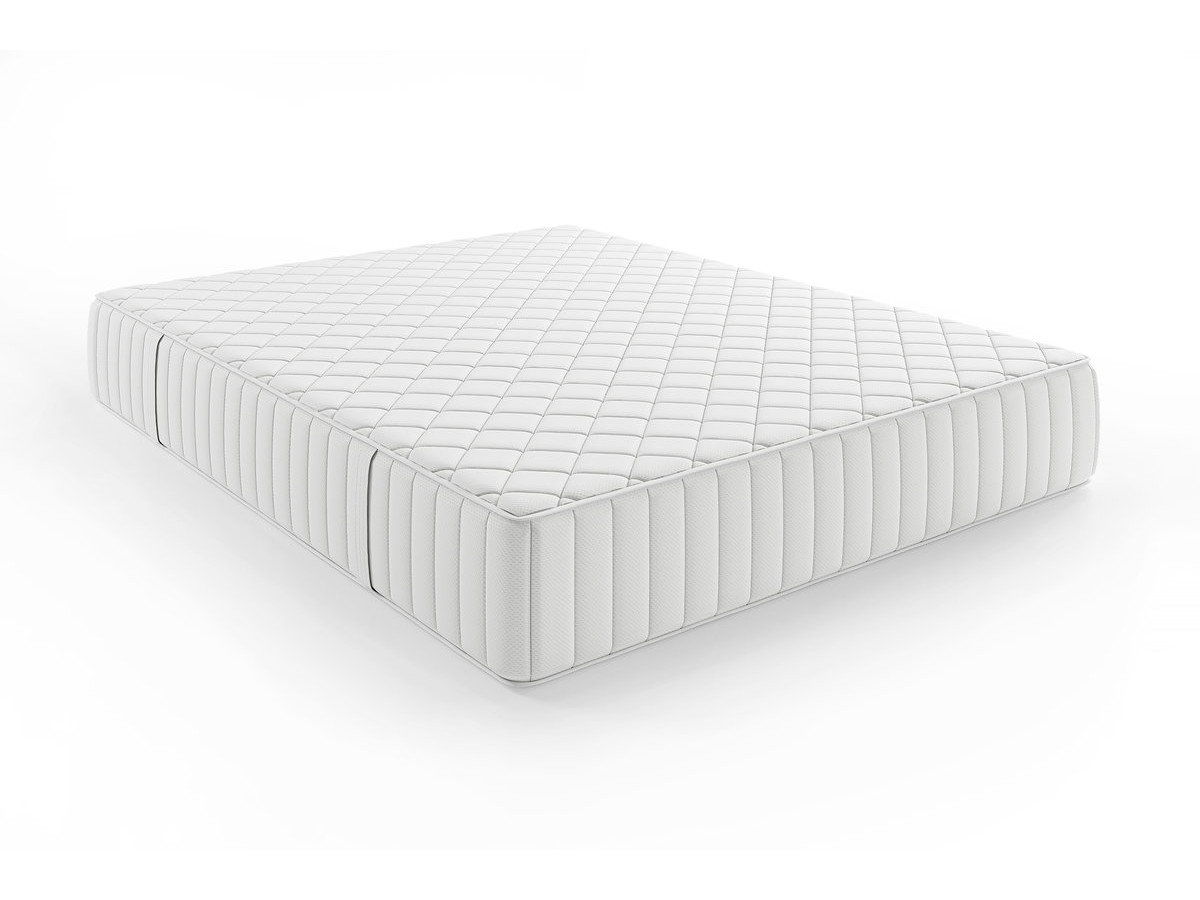 Ensemble avec lit coffre électrique MOONA velours lisse + matelas hybride