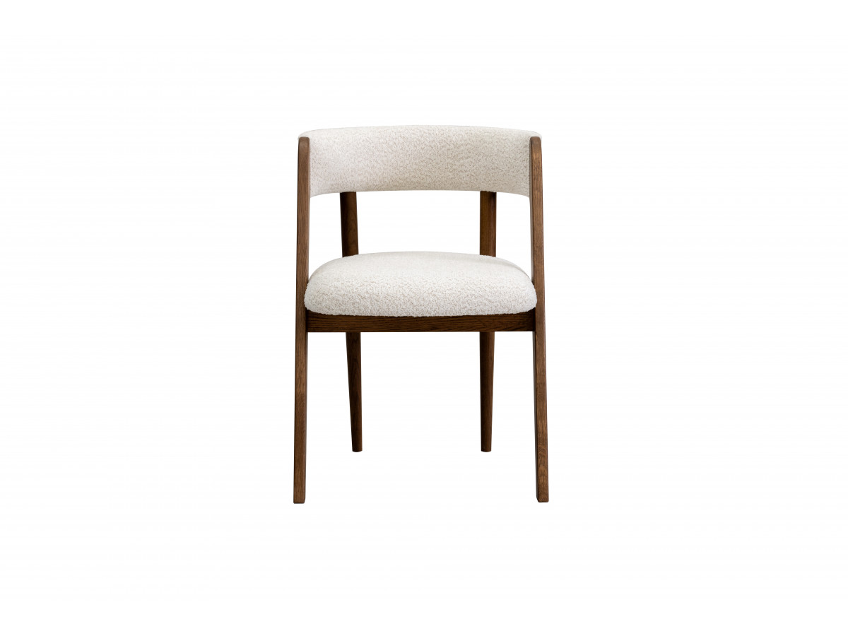 PRADO Eetkamerset met verlengbare tafel 120 tot 204 cm + set BASTIDE stoelen met massief eiken fineer