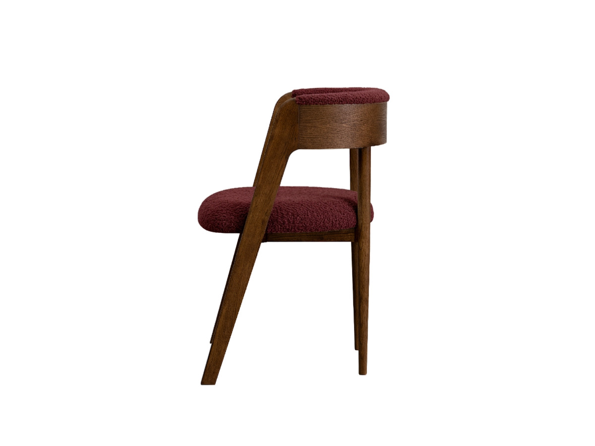 PRADO Eetkamerset met verlengbare tafel 120 tot 204 cm + set BASTIDE stoelen met massief eiken fineer