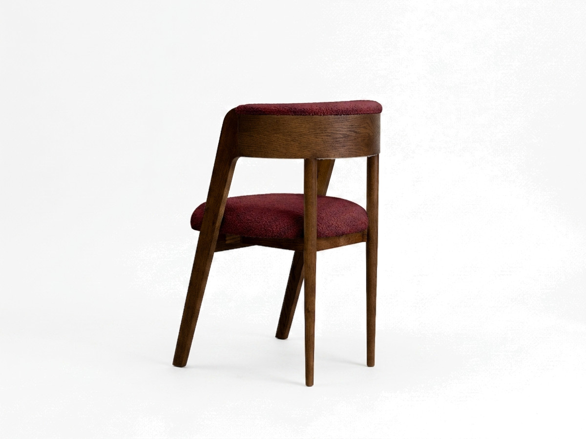 PRADO Eetkamerset met verlengbare tafel 120 tot 204 cm + set BASTIDE stoelen met massief eiken fineer