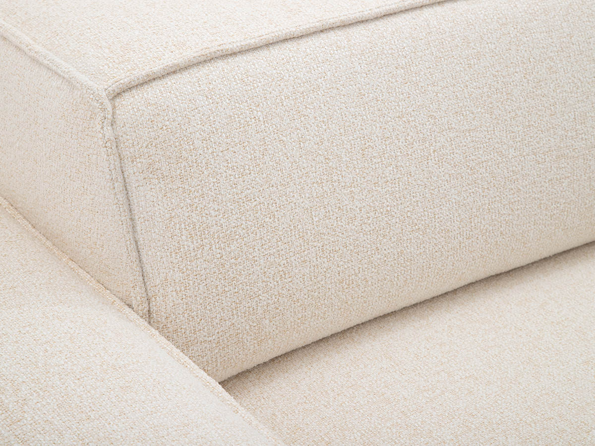Canapé d'angle convertible avance-recule électrique ABEL tissu chiné