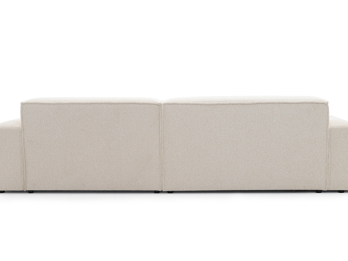 Canapé d'angle convertible avance-recule électrique ABEL tissu chiné