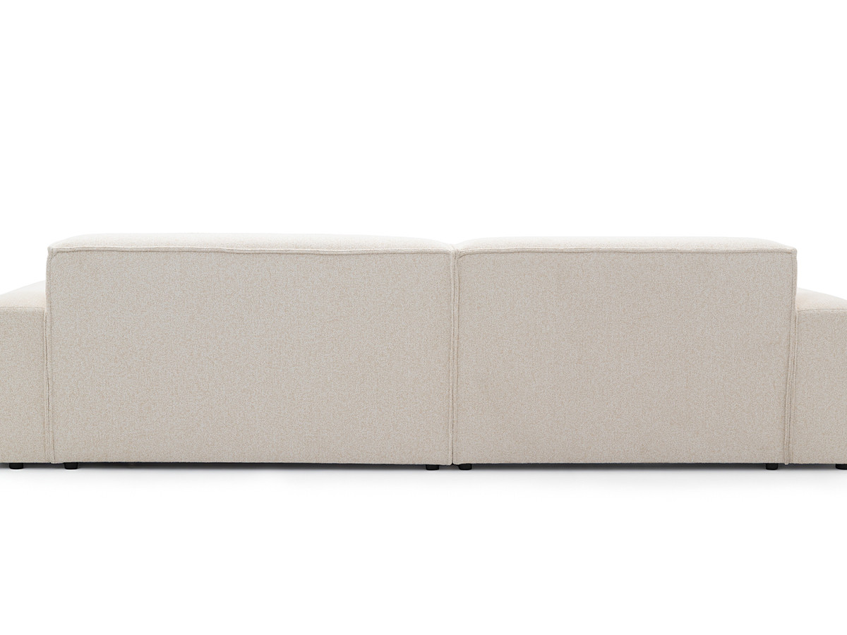 Canapé d'angle convertible avance-recule électrique ABEL tissu chiné