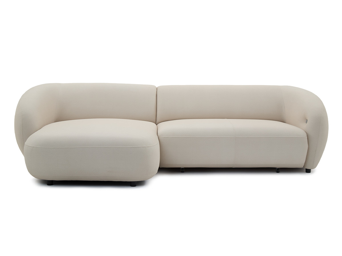 Canapé d'angle convertible avance-recule électrique HALO tissu lisse