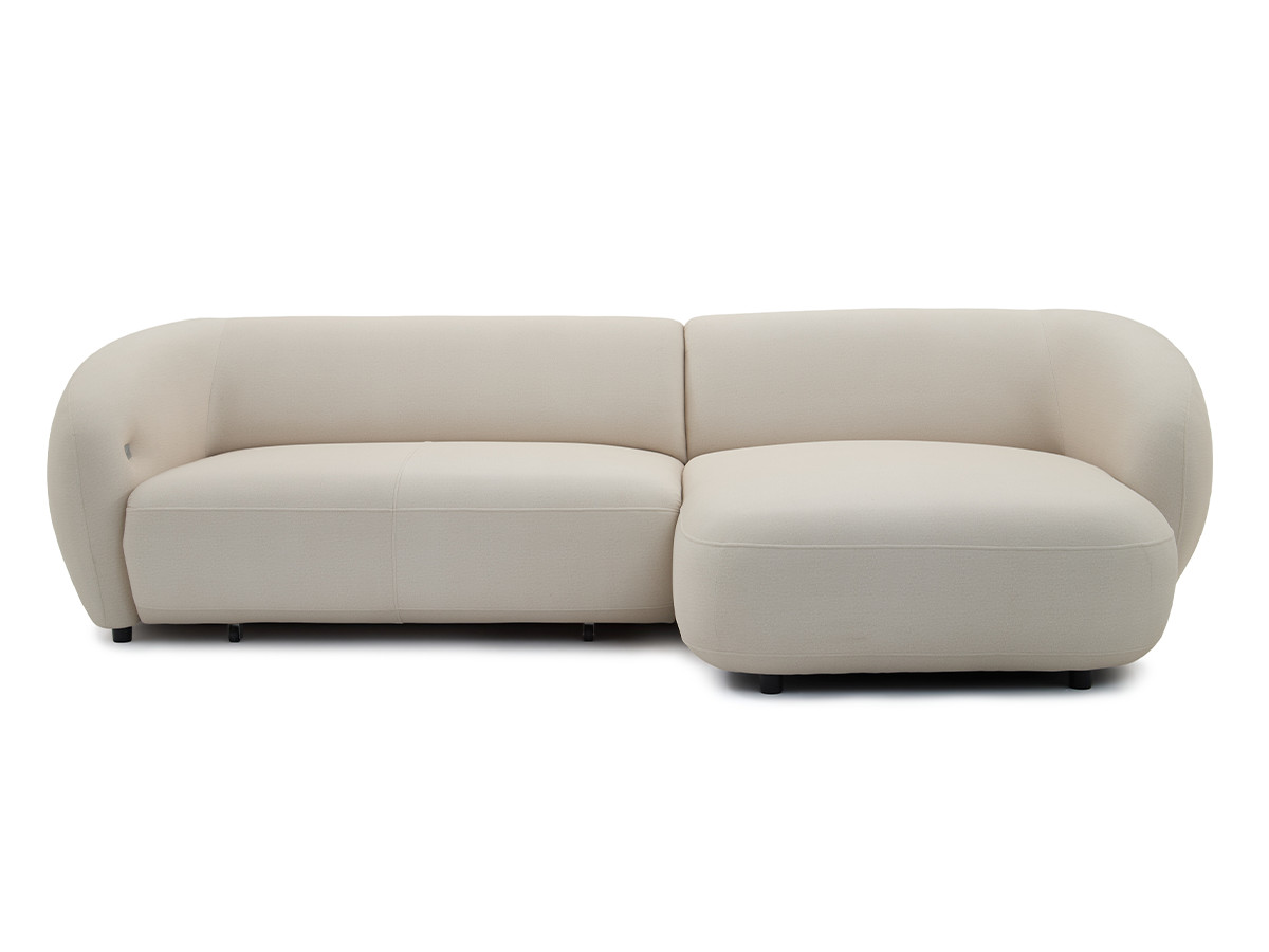 Canapé d'angle convertible avance-recule électrique HALO tissu lisse