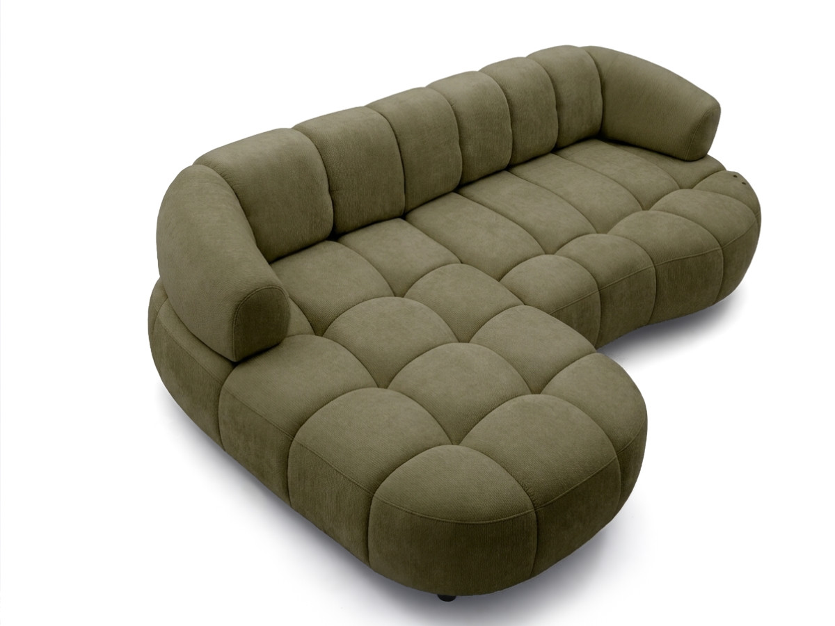 Canapé d'angle avance-recule électrique LOVELY