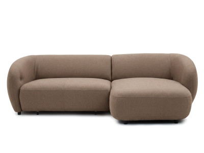 Canapé d'angle convertible avance-recule électrique HALO tissu lisse