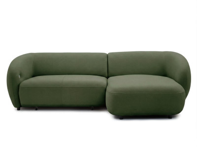 Canapé d'angle convertible avance-recule électrique HALO tissu lisse