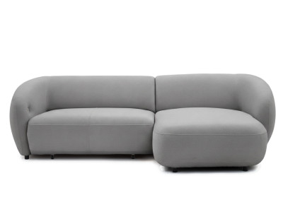 Canapé d'angle convertible avance-recule électrique HALO tissu lisse