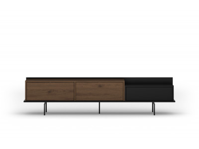 Meuble TV 2 portes 1 tiroir 200 cm FREDA