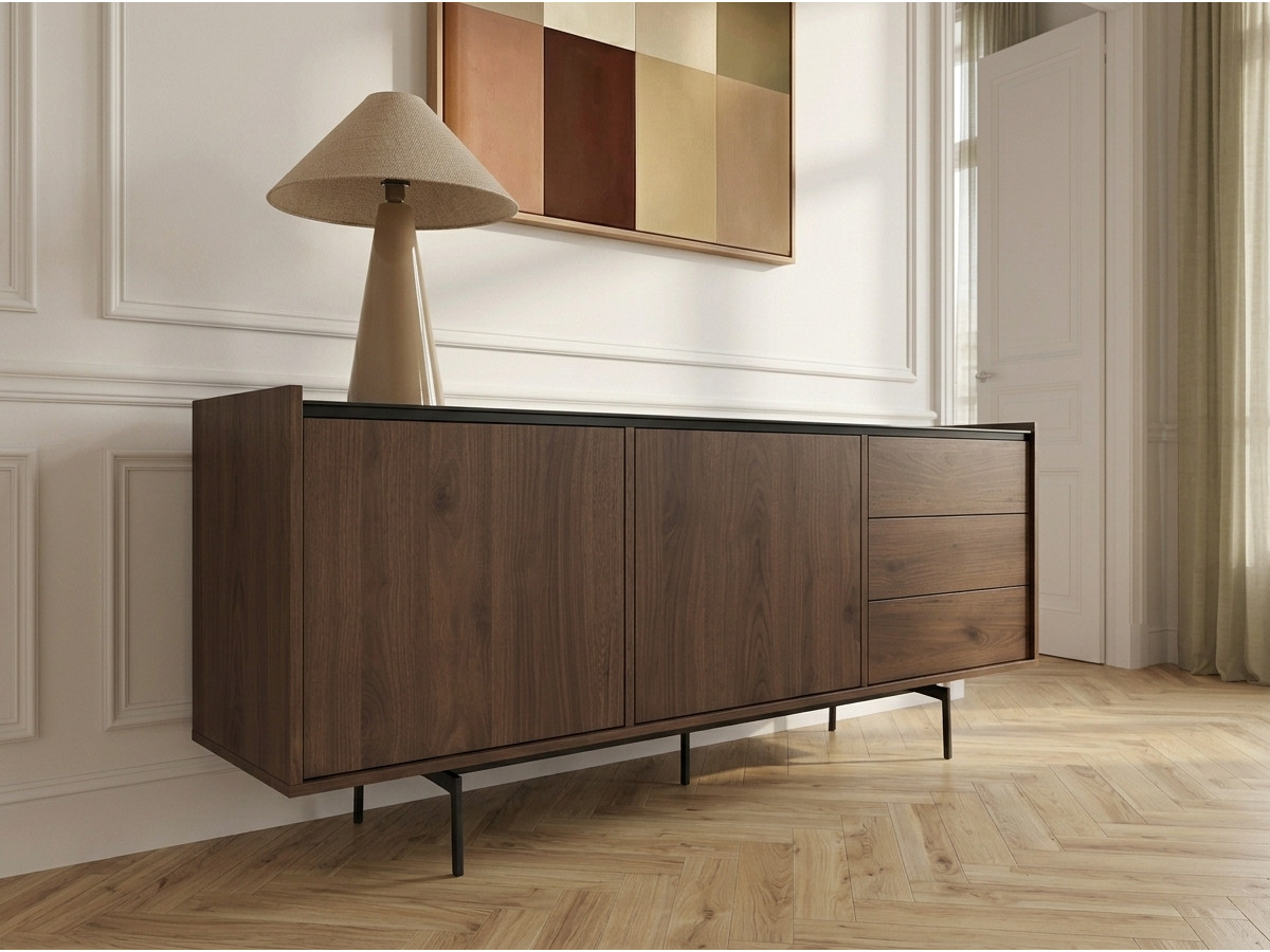 FREDA dressoir 2 deuren 3 lades 170 cm