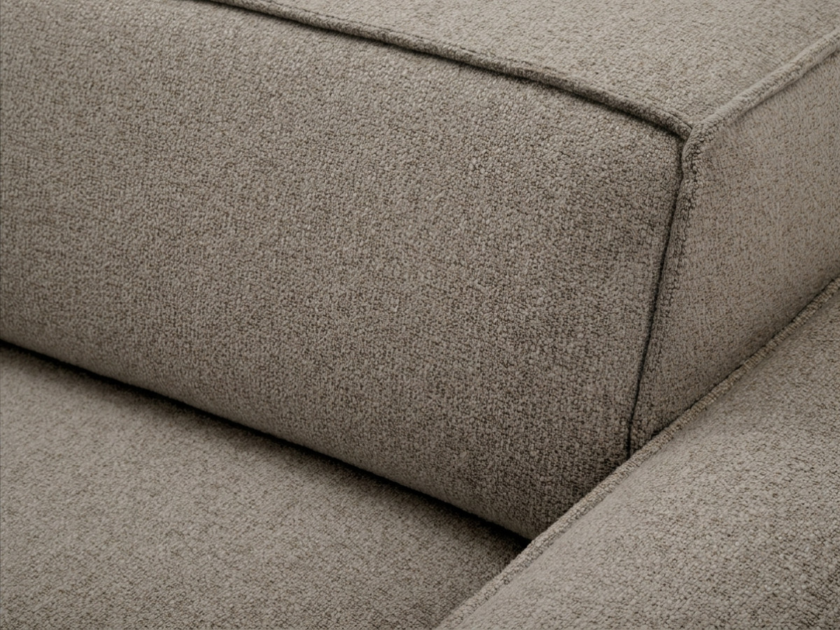Canapé d'angle convertible avance-recule électrique ABEL tissu chiné