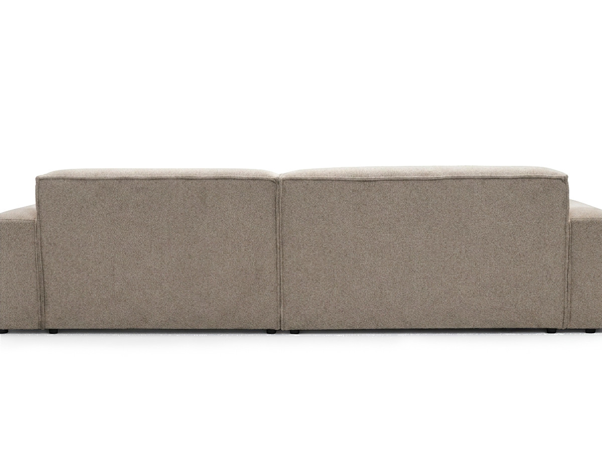 Canapé d'angle convertible avance-recule électrique ABEL tissu chiné