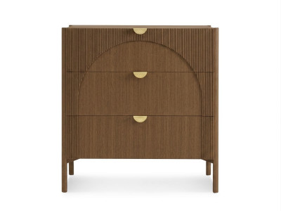 Commode 3 tiroirs LOLA plaqué frêne