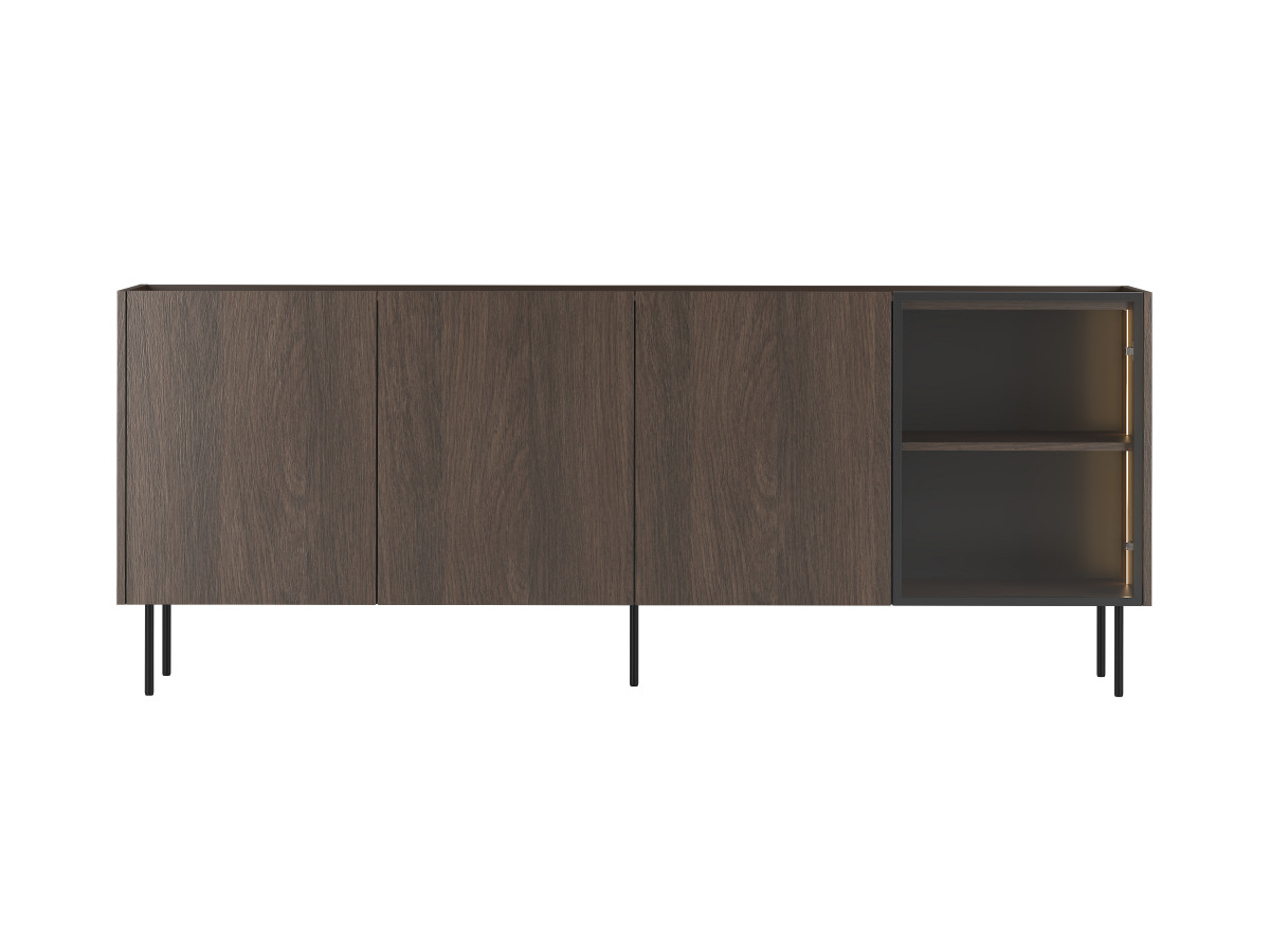 AURORA dressoir 4 deuren 220 cm met ledverlichting