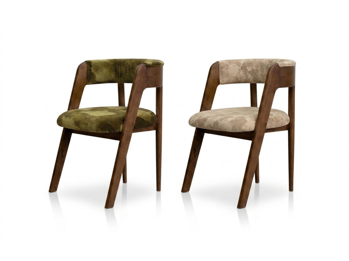 Set stoelen BASTIDE zijdefluweel stof LVMH-huis