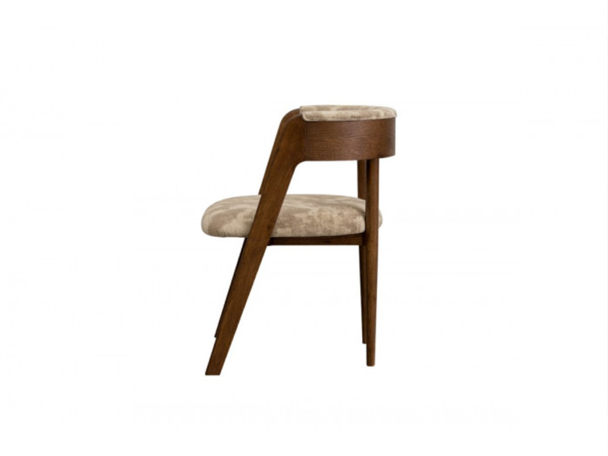 Eetkamerset PRADO met verlengbare eettafel 110 tot 210 cm + 4 stoelen BASTIDE in groene zijden stof uit LVMH-huizen