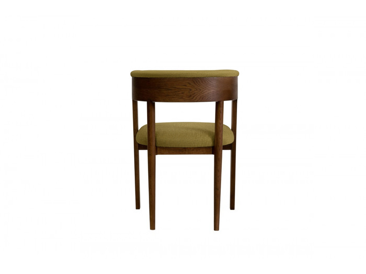 Eetkamerset PRADO met verlengbare eettafel 110 tot 210 cm + 4 stoelen BASTIDE in groene zijden stof uit LVMH-huizen