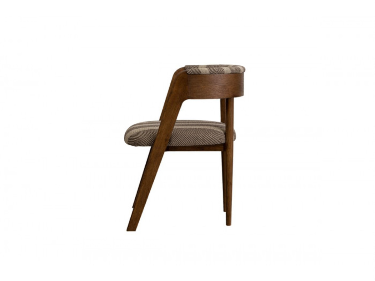 Lot de chaises BASTIDE tissu rayé
