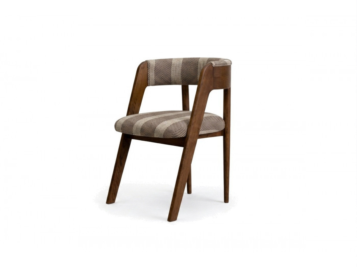 Lot de chaises BASTIDE tissu rayé