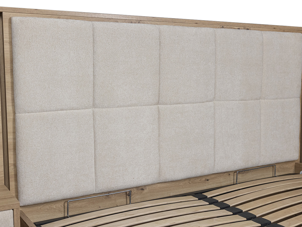 Lit coffre avec leds RYOKAN et chevets intégrés