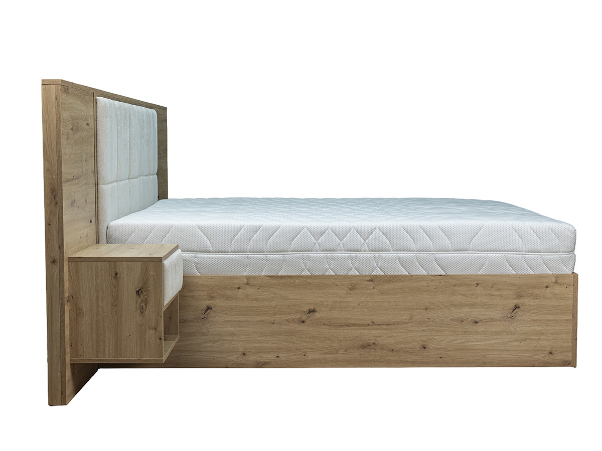 Lit coffre avec leds RYOKAN et chevets intégrés