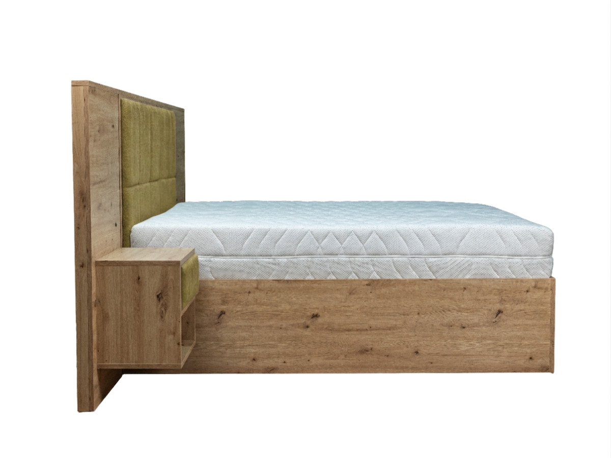 Lit coffre avec leds RYOKAN et chevets intégrés