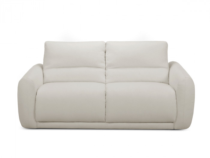 Canapé droit convertible MINORQUE ouverture express tissu chenille