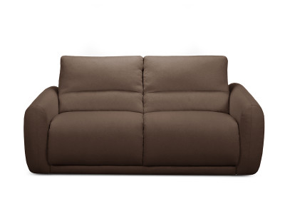 Canapé droit convertible MINORQUE ouverture express tissu chenille