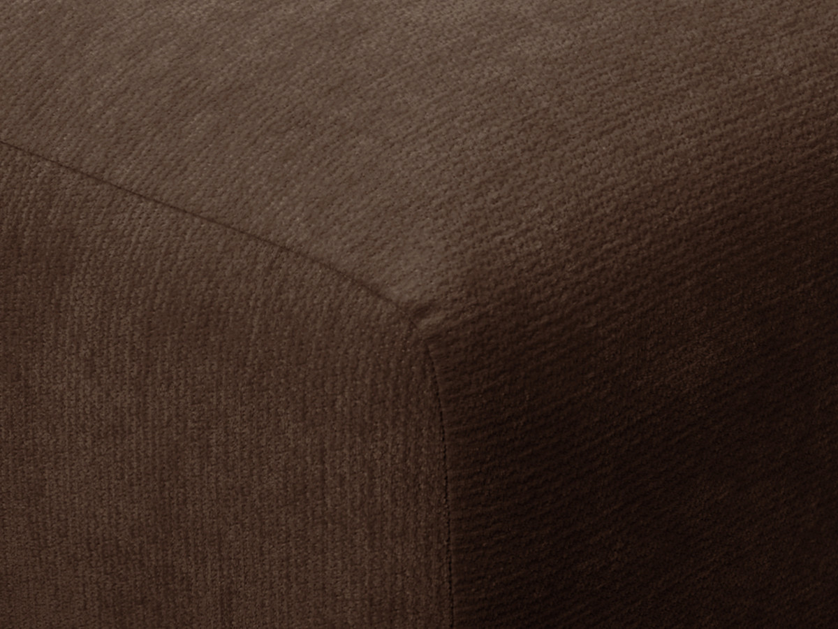 Canapé droit convertible MINORQUE ouverture express tissu  chenille