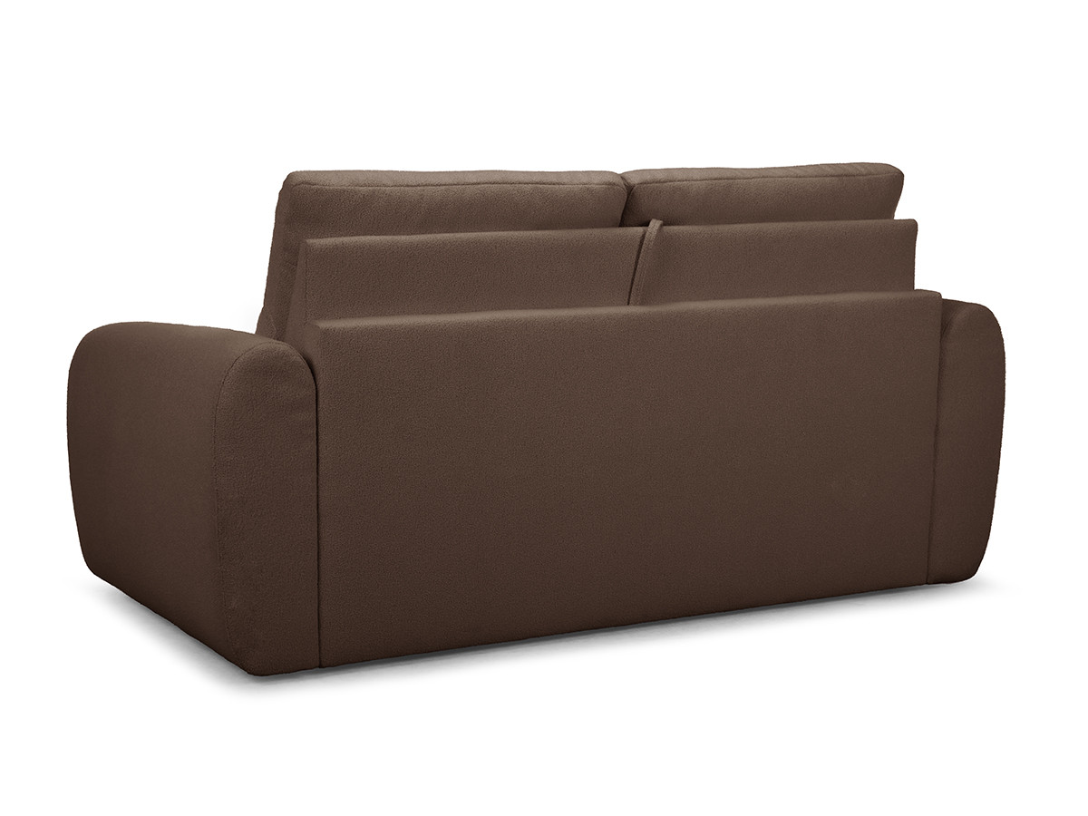 Canapé droit convertible MINORQUE ouverture express tissu  chenille