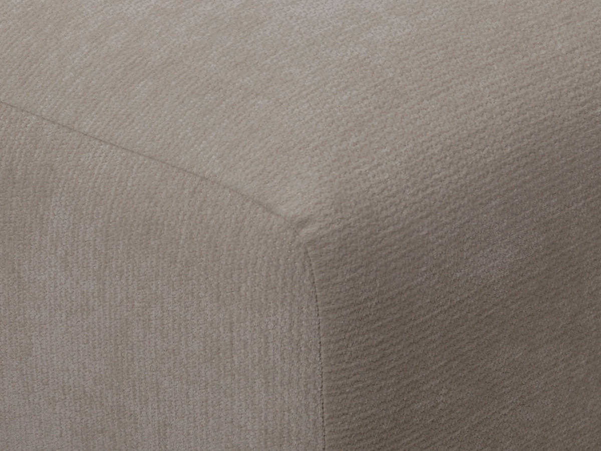 Canapé droit convertible MINORQUE ouverture express tissu  chenille