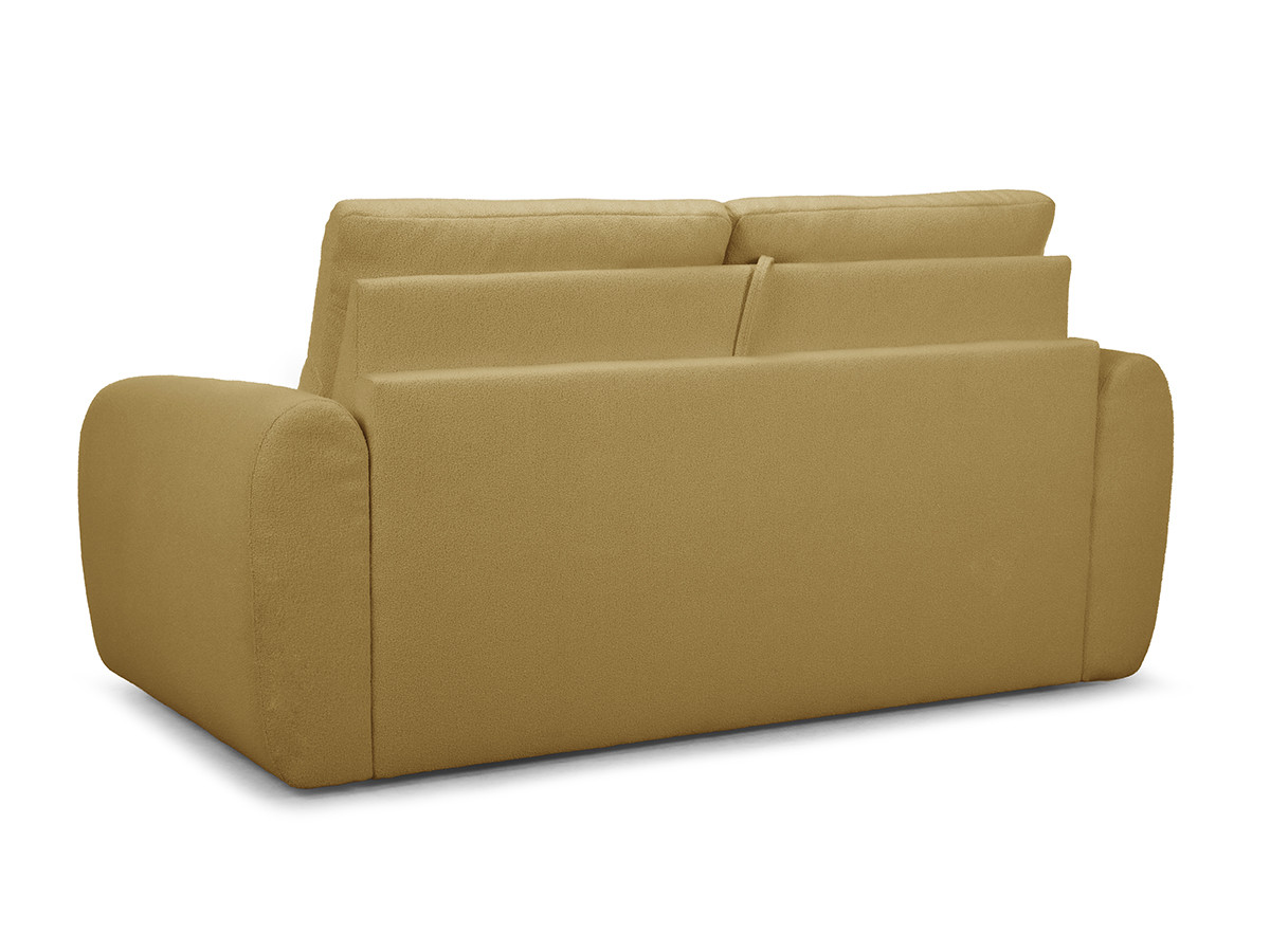 Canapé droit convertible MINORQUE ouverture express tissu  chenille