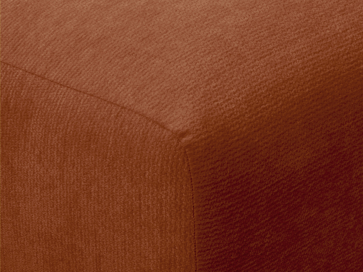Canapé droit convertible MINORQUE ouverture express tissu  chenille
