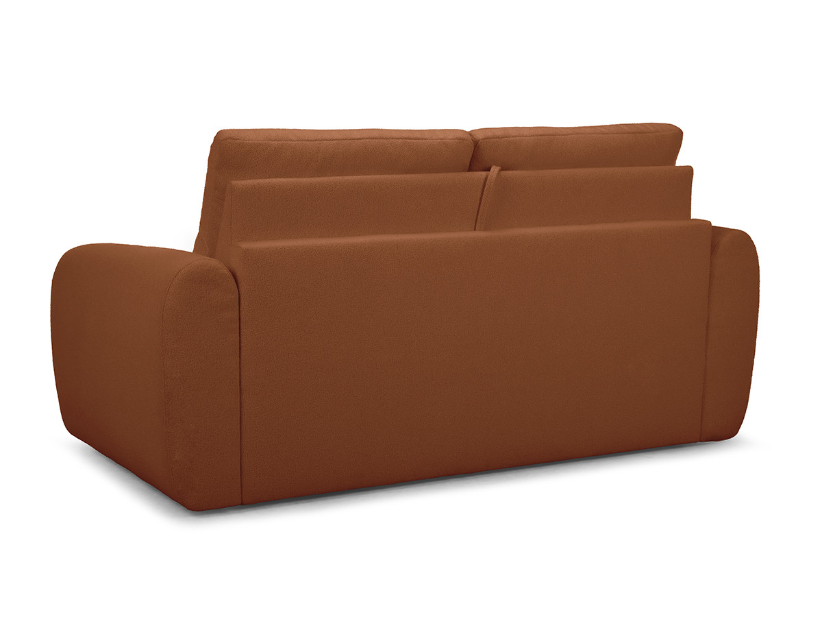 Canapé droit convertible MINORQUE ouverture express tissu  chenille