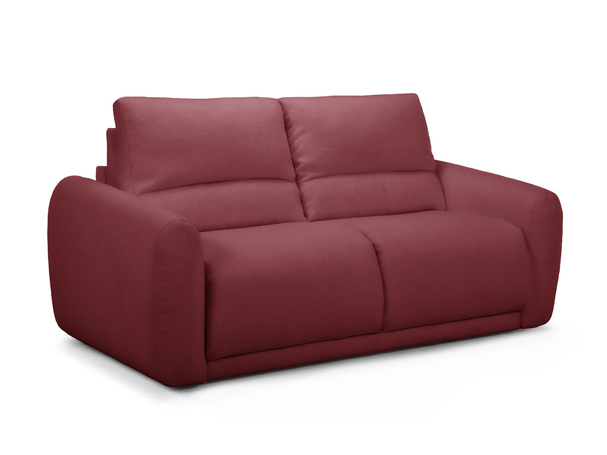 Canapé droit convertible MINORQUE ouverture express tissu  chenille