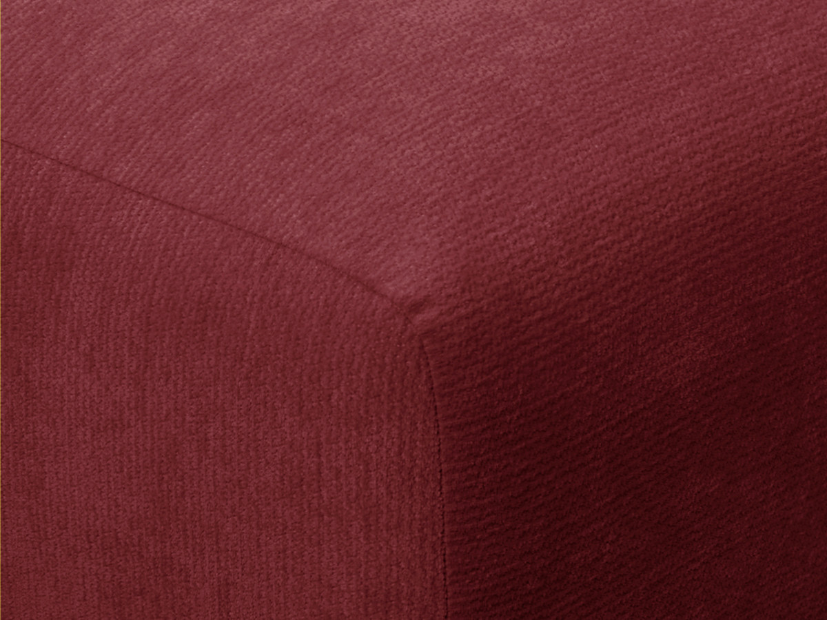 Canapé droit convertible MINORQUE ouverture express tissu  chenille