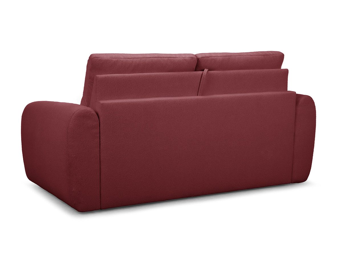 Canapé droit convertible MINORQUE ouverture express tissu  chenille
