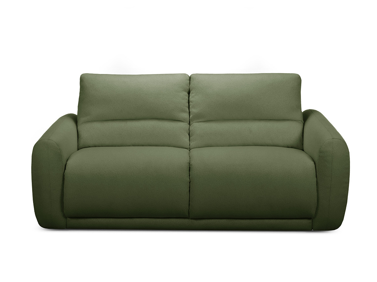 Canapé droit convertible MINORQUE ouverture express tissu  chenille