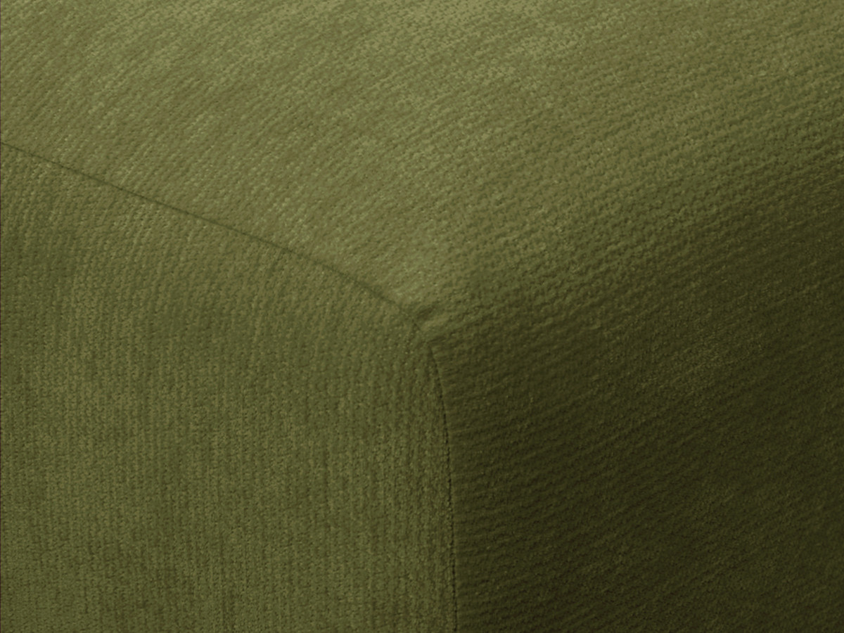 Canapé droit convertible MINORQUE ouverture express tissu  chenille