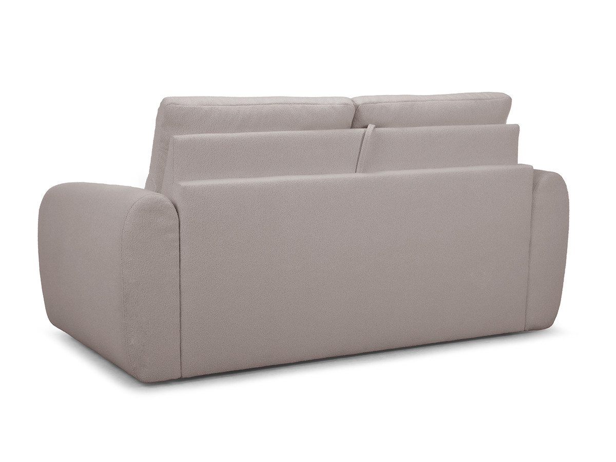 Canapé droit convertible MINORQUE ouverture express tissu  chenille