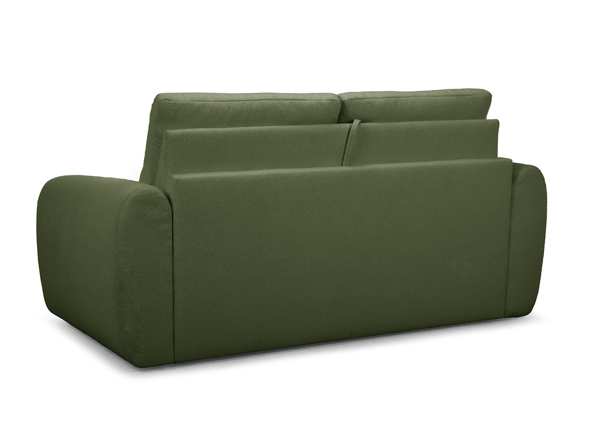 Canapé droit convertible MINORQUE ouverture express tissu  chenille