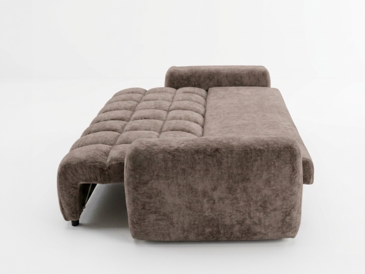 Canapé 3 places convertible JULES tissu lisse